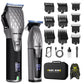 FADEKING® Pro Hair Clipper & Trimmer Set - 2600mAh Cordless Clippers, Zero-Gap Trimmer, 7000RPM Motor, Self-Sharpening Blades, Storage Case - Perfect for Fades & Beard Grooming